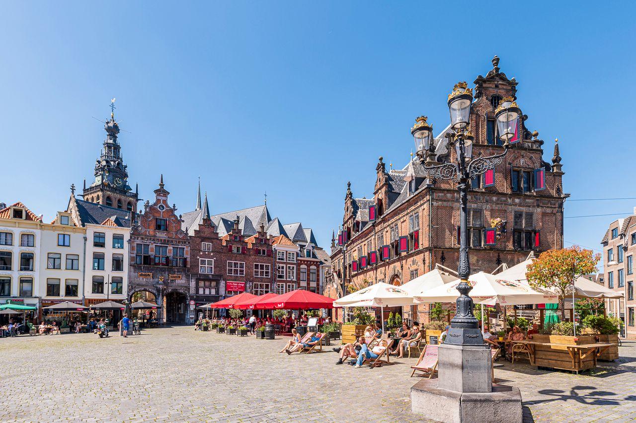Le Grote Markt à Nimègue, la ville où se trouve Xendy